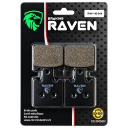 Plaquettes de frein Kawasaki GTR 1400  Av Ga ou Dr 43082-0071 - EBC FA417/4HH - Raven 100-249