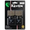 Plaquettes de frein Kawasaki ZZR 1400  Av Ga ou Dr 43082-0122 - EBC FA417/4HH - Raven 100-249