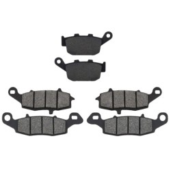 3 Kit plaquettes frein Suzuki SFV 650 Gladius  Av Ga, Dr et Ar 306-104-124 -  - Raven 104-271