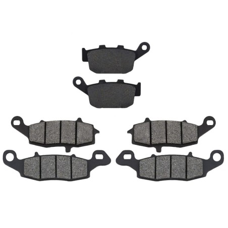 3 Kit plaquettes frein Suzuki SV 650  Av Ga, Dr et Ar 306-104-124 -  - Raven 104-271