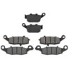 3 Kit plaquettes frein Suzuki SV 650  Av Ga, Dr et Ar 306-104-124 -  - Raven 104-271