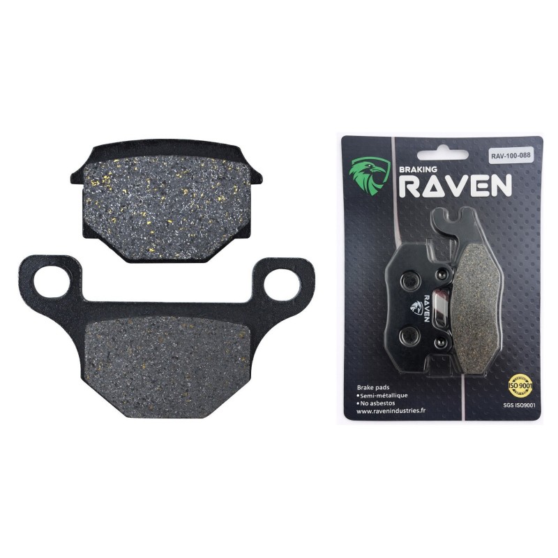 2 Kit plaquettes frein Keeway Speed 150  Av et Ar Nc -  - Raven 103-286