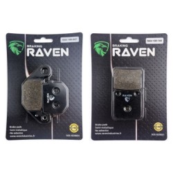 2 Kit plaquettes frein Keeway Dragon 250  Av et Ar Nc -  - Raven 103-288