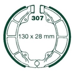 Machoire de frein Polaris Outlaw 110  arrière 0455441 - EBC H307 - Raven 110-307