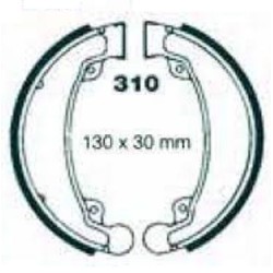 Machoire de frein Honda ATC 70  Arrière 06430-KC1-750 - EBC H315 - Raven 110-310