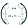 Machoire de frein Honda FL 350 Odyssey  Av Ga ou Dr 451A5-VM0-771 - EBC H339 - Raven 110-339