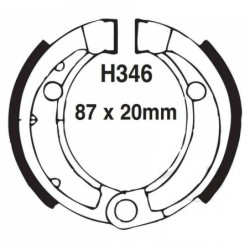 Machoire de frein Aeon Minikolt 50  Av Ga ou Av Dr Nc - EBC H346 - Raven 110-346