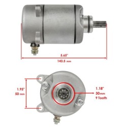 Démarreur Quads Honda TRX 250 Recon  31200-HM8-A41 31200-HM8-003 - Raven Industries RAV-160-008