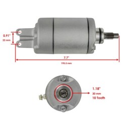 Démarreur Quads Honda TRX 400 Foreman  31200-HM8-861 - Raven Industries RAV-160-009