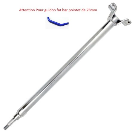 Colonne de direction Fatbar 28mm Quads Yamaha YFZ 450  5D3-23813-00-00 - Raven Industries RAV-300-003