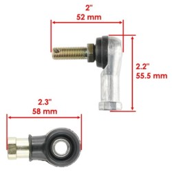 Paire de rotules de direction Quads Polaris 300 4X4 7060171 + 1822179 - Raven Industries RAV-540-112