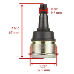 Rotule de triangle Quads Yamaha Raptor 700 YFM 5LP-23579-00-00 - Raven Industries RAV-580-114