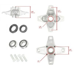 Moyeu avant Quads Yamaha Raptor 350  3GD-25111-20-00 - Raven Industries RAV-670-003