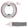 Machoire de frein Honda XBR 500  Arrière 06430-HM8-003 -  - Raven 110-101