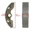 Machoire de frein Honda TRX 200 Fourtrax  Av Ga ou Dr 06450-HC4-900 -  - Raven 110-102