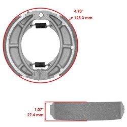 Machoire de frein Suzuki TS 185 Sierra Avant ou Arrière 59100-26820 -  - Raven 110-137