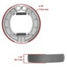 Machoire de frein Kawasaki KVF 400 Prairie  Arrière 41048-1071 -  - Raven 110-143
