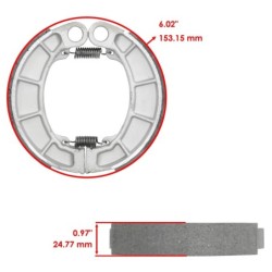 Machoire de frein Honda Pantheon 125  Arrière 06430-KFG-J20 -  - Raven 110-144