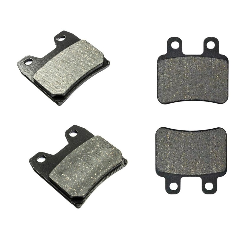 2 Kit plaquettes frein Yamaha XT 125R  Av et Ar 222-211 -  - Raven 103-270