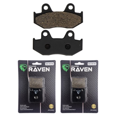 3 Kit plaquettes frein Yamaha YFZ 450  Av Ga, Dr et Ar 188-144X2 -  - Raven 104-272
