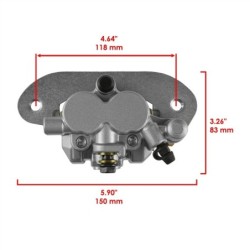 Etrier de Frein Arrière Gauche UTV-SSV Yamaha Wolverine 850  2PG-2580V-00 - Raven Industries RAV-290-032