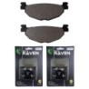 3 Kit plaquettes frein Yamaha T-Max 500  Av Ga, Dr et Ar 268-070X2 -  - Raven 104-275