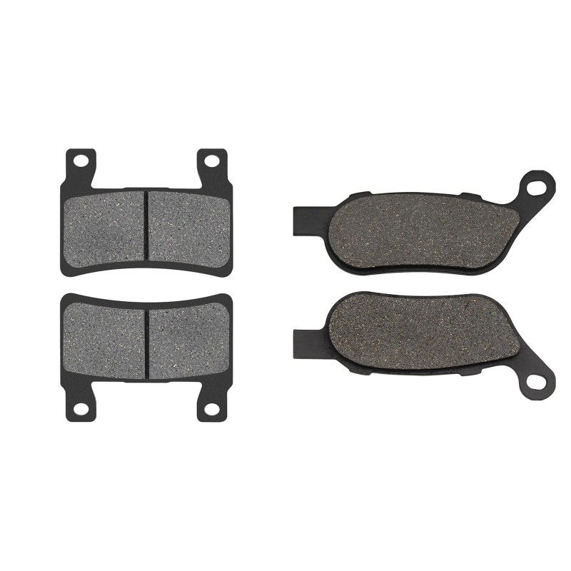 2 Kit plaquettes frein Harley-davidson Softail Standard FXST Av et Ar 279-273 - EBC FA296HH et FA458HH - Raven 103-243