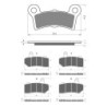 3 Kit plaquettes frein Harley-davidson Trike Tri Glide Ultra FLHTCUTG Av Ga, Dr et Ar 354-271X2 - EBC FA200 et FA94 - Raven 104-