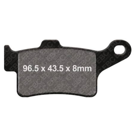 Plaquettes de frein Harley-davidson Trike Tri Glide Ultra FLHTCUTG Arrière 41300-214 - EBC FA94 - Raven 100-335