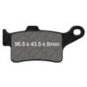 Plaquettes de frein Harley-davidson Trike Tri Glide Ultra FLHTCUTG Arrière 41300-214 - EBC FA94 - Raven 100-335