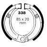 Machoire de frein Polaris Outlaw 110  Av Ga ou Av Dr 0450422 - EBC H338 - Raven 110-338