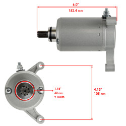Démarreur Quads Yamaha YFM Moto-4 350  1YW-81800-51-00 - Raven Industries RAV-160-001