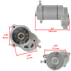 Démarreur Quads Polaris Big Boss 300  3083760 - Raven Industries RAV-160-015