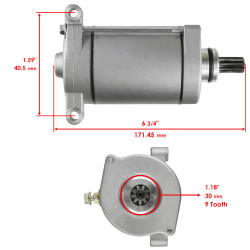 Démarreur Quads Yamaha YXM Viking 700  1S3-81890-00-00 - Raven Industries RAV-160-017