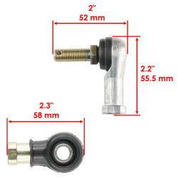 Paire de rotules de direction Quads Polaris Xpress 300  7060147 + 7060149 - Raven Industries RAV-540-112