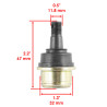 Rotule de triangle Quads Can-am Renegade 800  706200091 - Raven Industries RAV-580-111