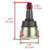 Rotule de triangle Quads Yamaha Grizzly 700 YFM 5LP-23579-00-00 - Raven Industries RAV-580-114