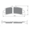 Plaquettes de frein Av Ga ou Av Dr Pour Triumph Speed Triple 1050 R RS S de 2012 à 2021