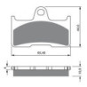 Plaquettes de frein arrière Pour Quadzilla X8  de 2012 à 2015