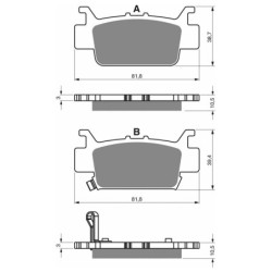 Plaquettes de frein arrière Droit Pour Honda Pioneer 1000 SXS M3 M5 de 2016 à 2020