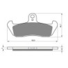 Plaquettes de frein Avant Pour Cagiva Tamanaco 125  de 1987 à 1991