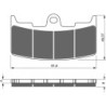Brake Pads Front For Buell Ulysses 1200 XB12X from 2006 to 2010