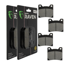 2 Kit plaquettes frein Av...