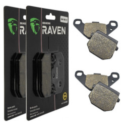 2 Kit plaquettes frein Av...