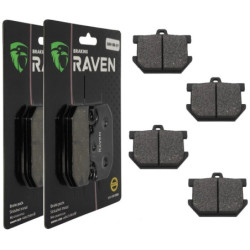 2 Kit plaquettes frein Av...