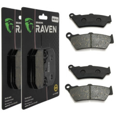 2 Kit plaquettes frein Av...