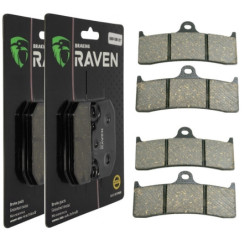 2 Kit plaquettes frein Av...