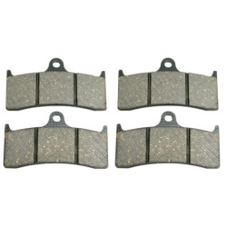 2 Kit plaquettes frein Av Ga et Av Dr Pour Mv-agusta Tamburini 1000 F4 de 2005 à Nc