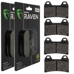 2 Kit plaquettes frein Av...