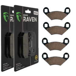 2 Kit plaquettes frein Av...